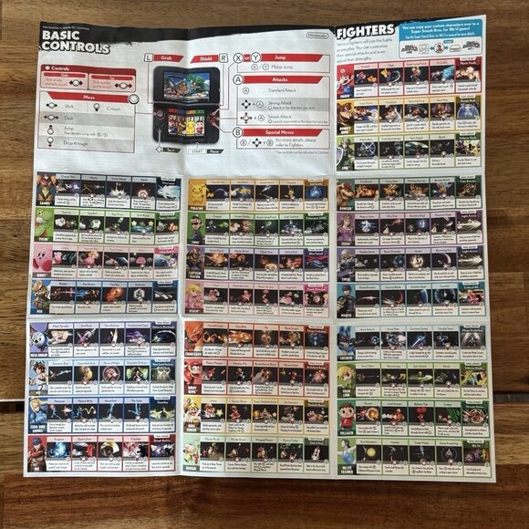 Super Smash Bros. (Nintendo 3DS, 2014) Authentic! Case & Manual Only READ! - Picture 10 of 15